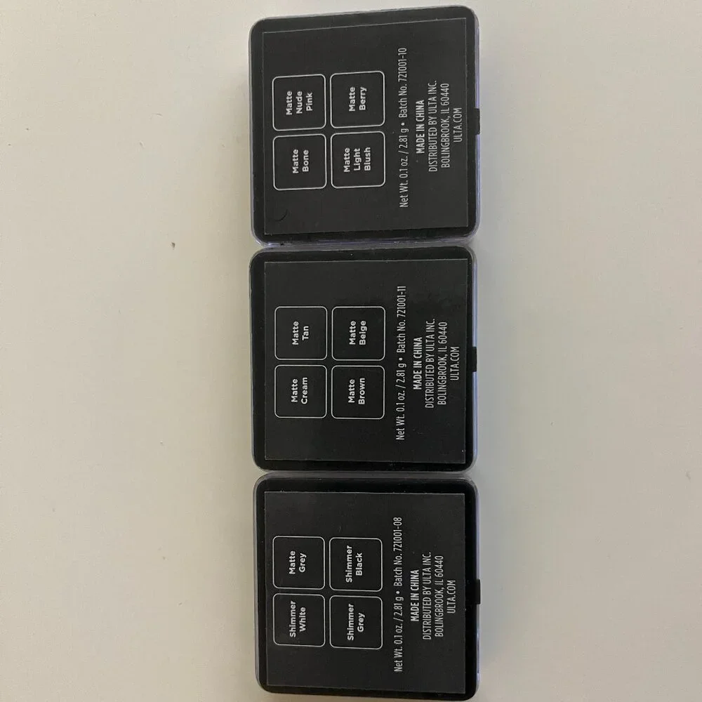 Ulta Eyeshadow Quads New Set of 3